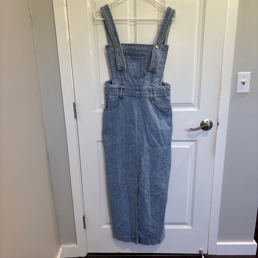 Victoria Denim Overall Dress